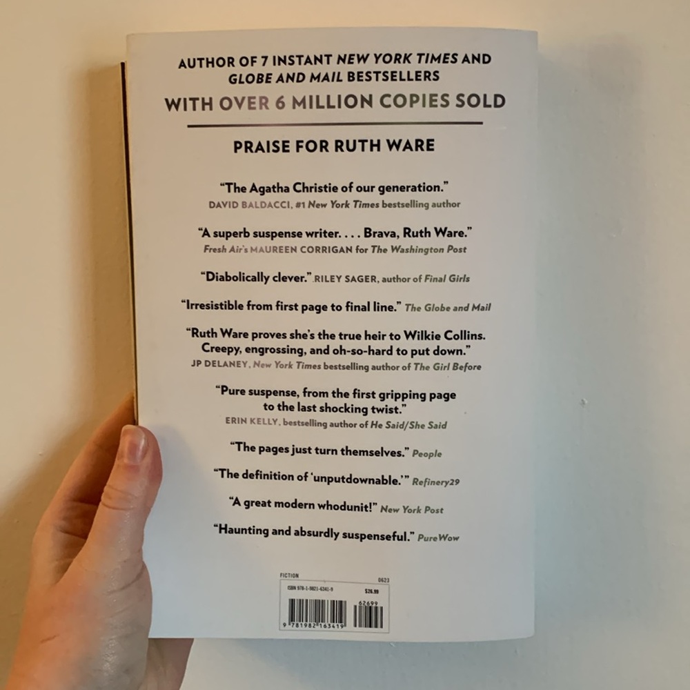BOOK author Ruth Ware’s “Zero Days” - Picture 3 of 5